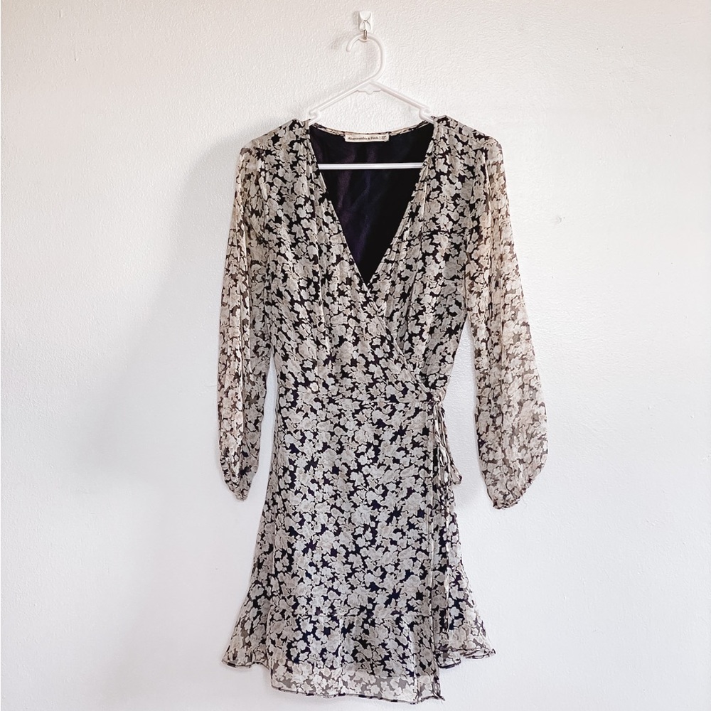 Abercrombie & Fitch: Floral Wrap Mini Dress